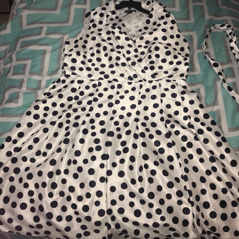 Polka dotted dress